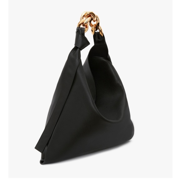 JW ANDERSON Oversized TWIST Black CHAIN HOBO Handbag Tote..SOLD OUT GORGEOUS - Picture 5 of 17